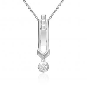 Подвеска из белого золота Platina с топазом 03-3385-00-201-1120 фото